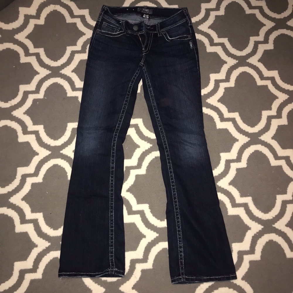 Silver bootcut jeans
